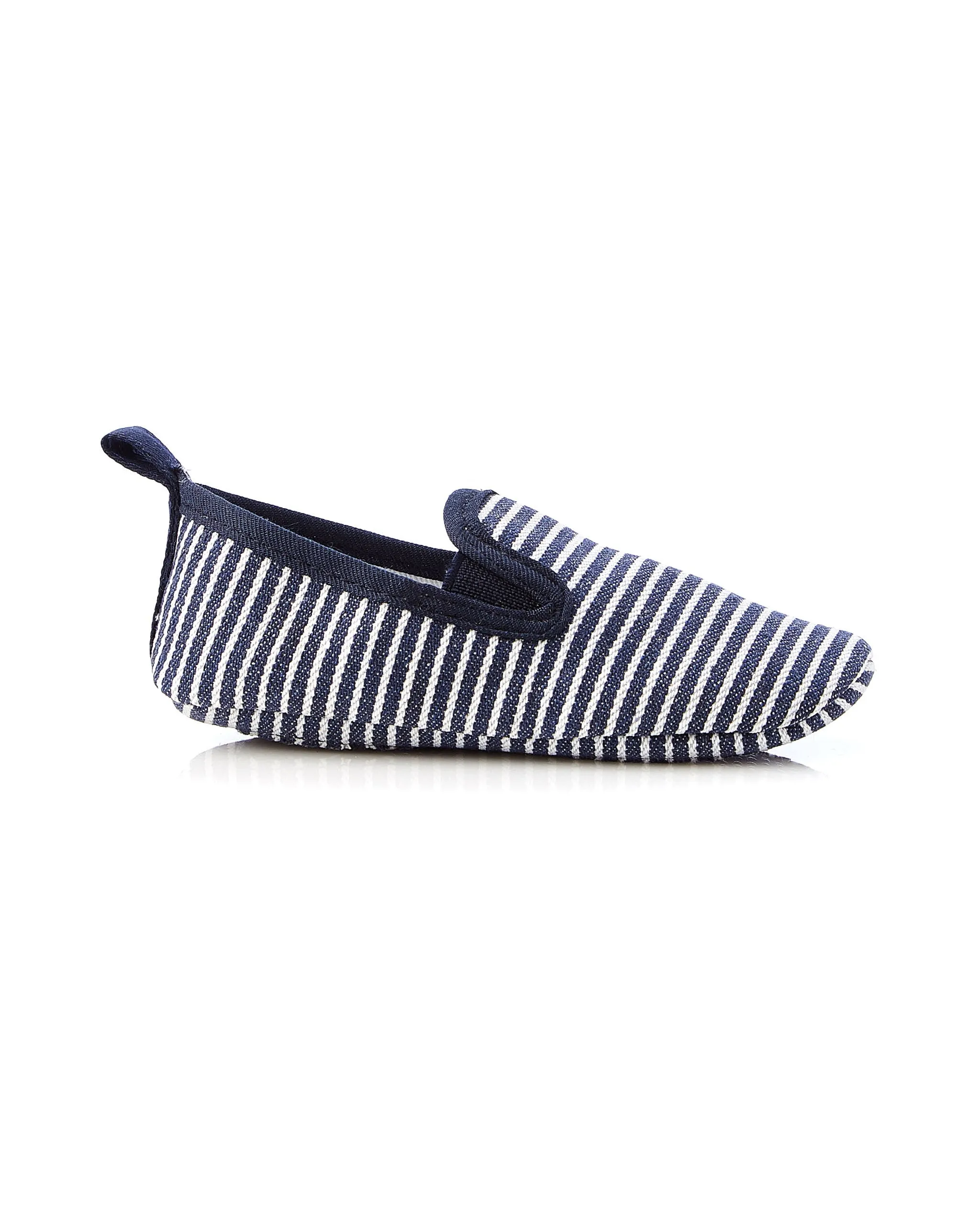 Mini Charlie Stripe Navy Cream