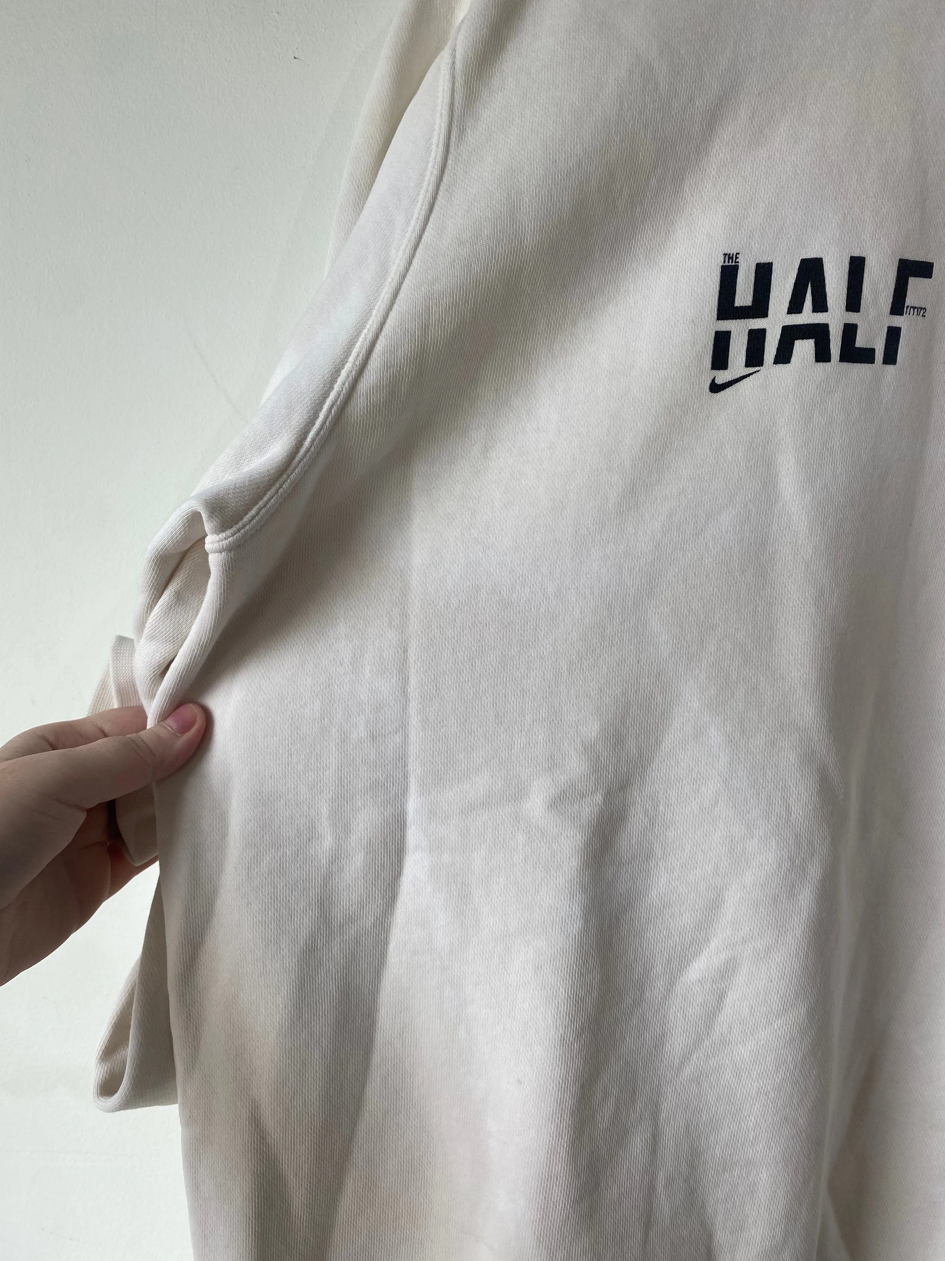 Nike "Half" White Sweatshirt