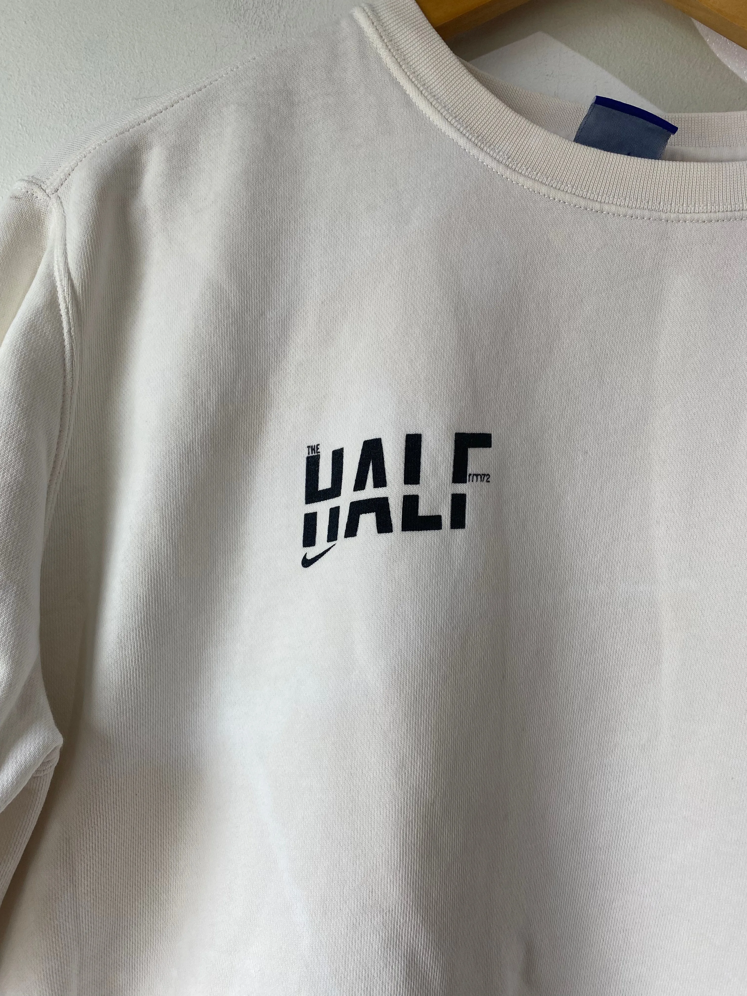 Nike "Half" White Sweatshirt