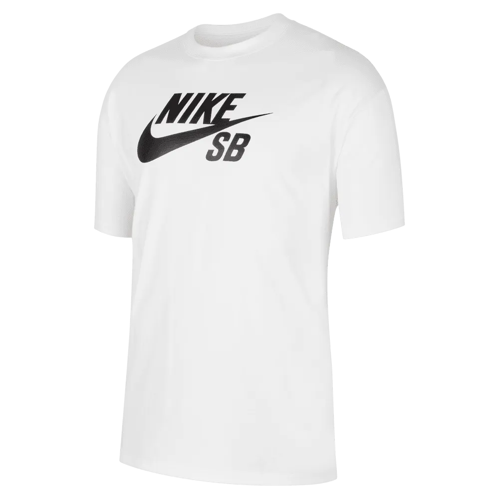 Nike SB Men's Logo Skate T-Shirt HBR White Black