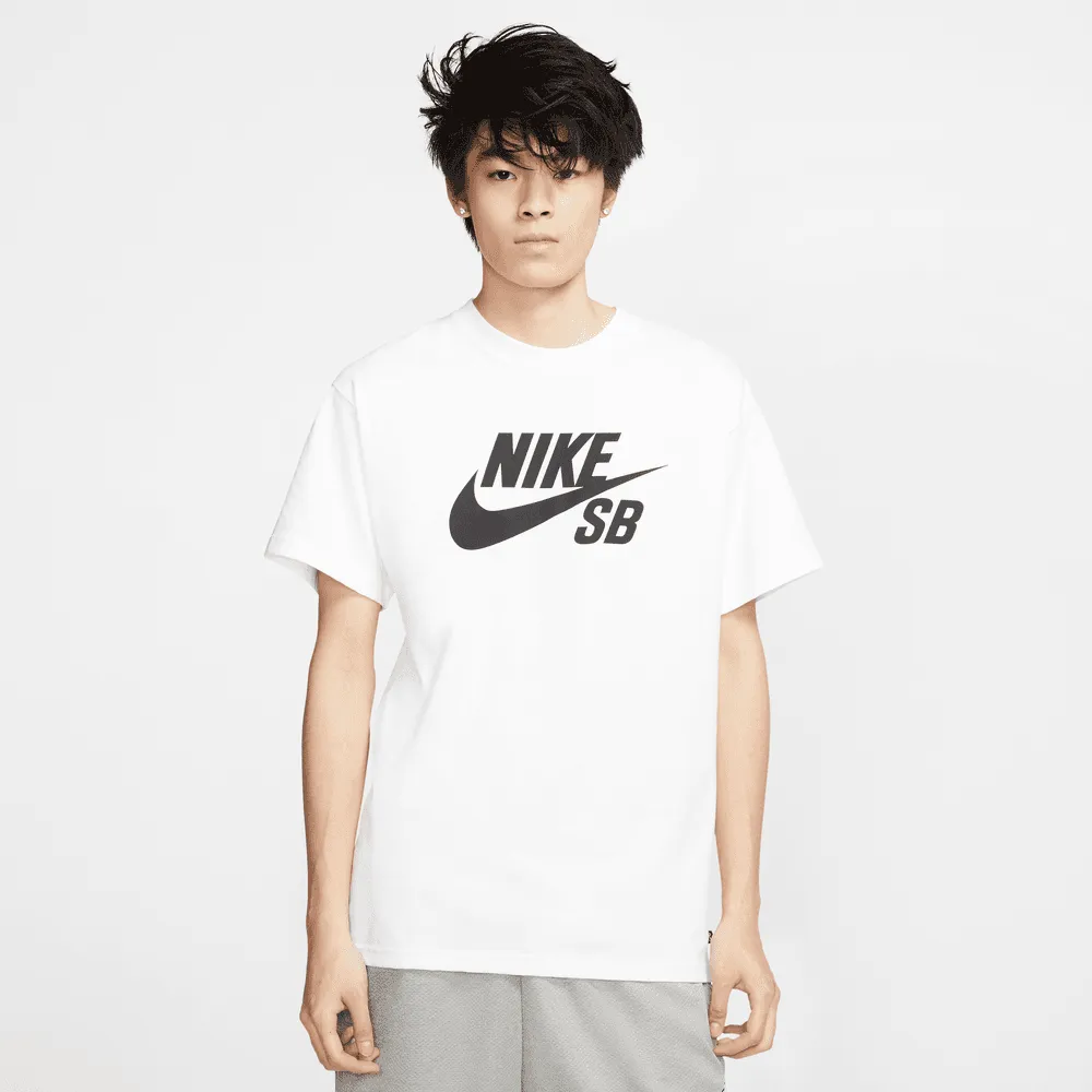 Nike SB Men's Logo Skate T-Shirt HBR White Black
