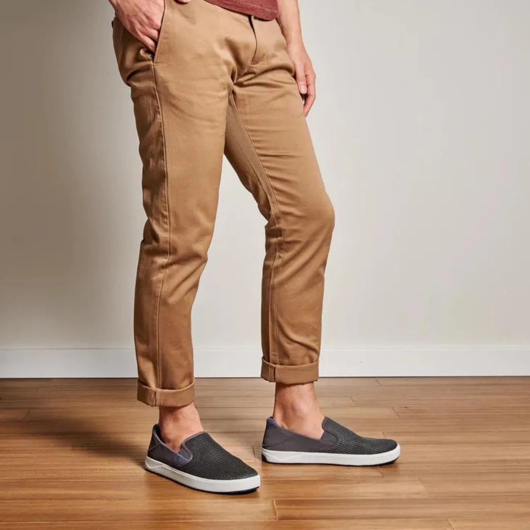 Olukai Lae'ahi Breathable Slip On Shoes - Pavement
