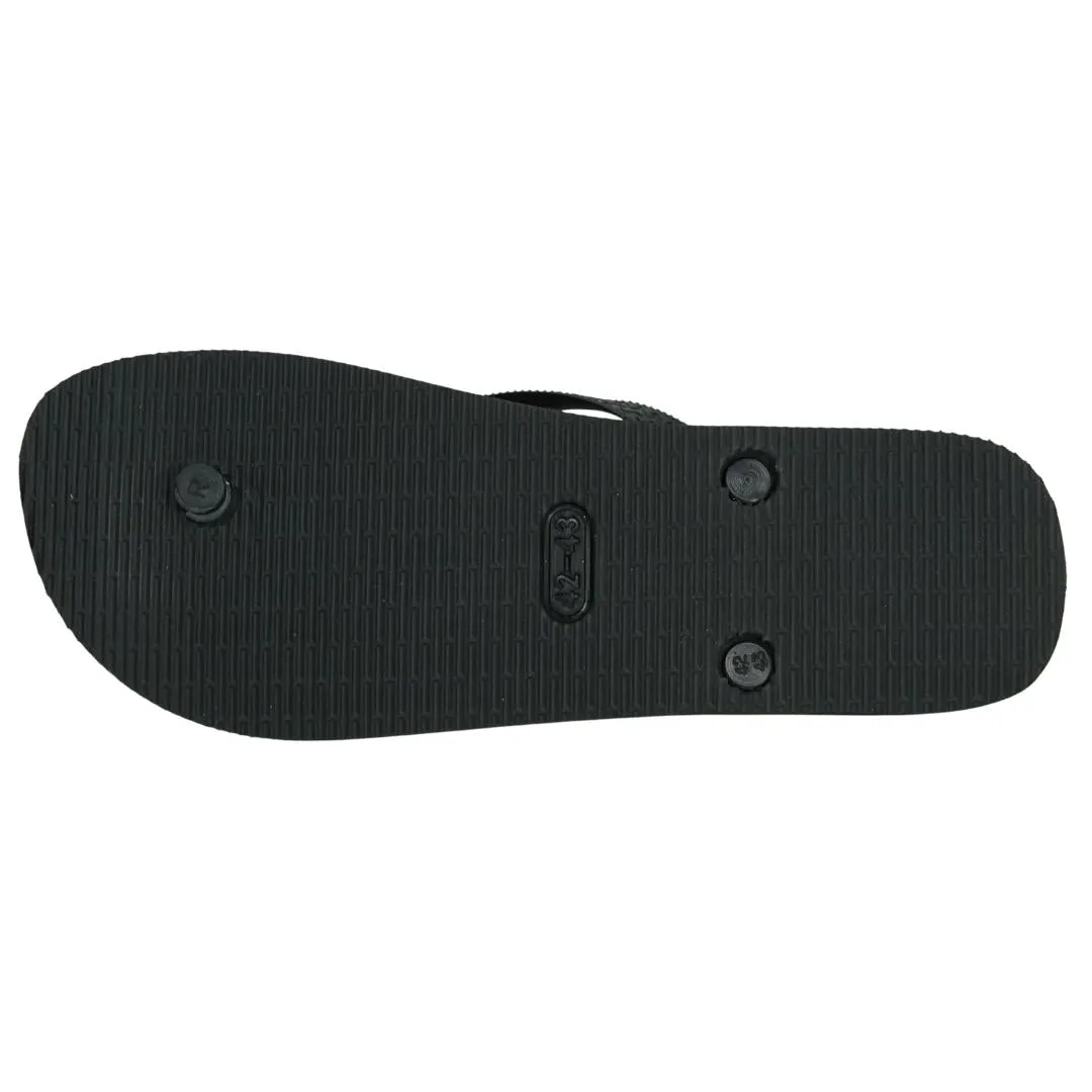 Philipp Plein Skull Black Flip Flops