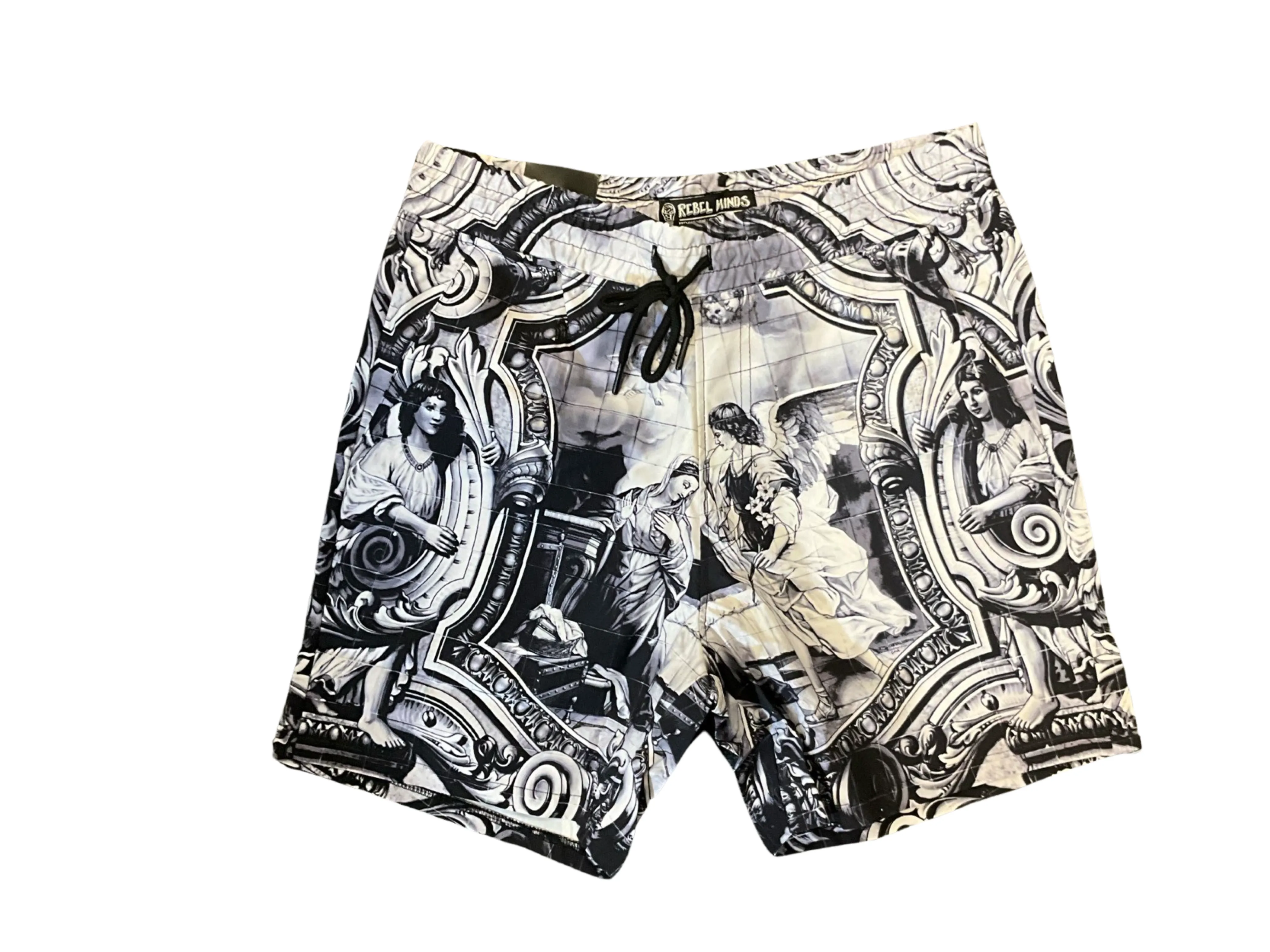 Rebel Minds Masterpiece Board Mesh Short- Black
