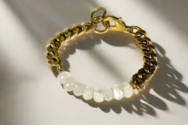 Remix: Faceted Moonstone Bracelet