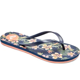 Roxy Womens To The Sea Beach Flip Flops - Light Navy
