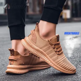 Running Shoes Elasticity Men Shoe Light Breathable Casual Men Sneakers