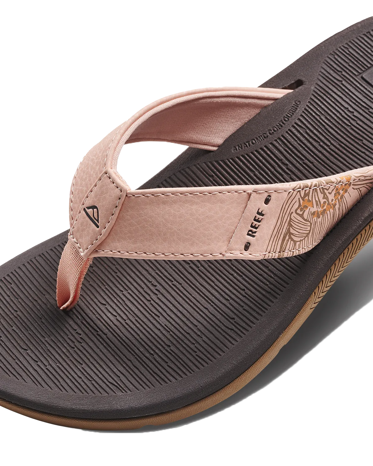 Santa Ana Flip Flops in Peach Parfait