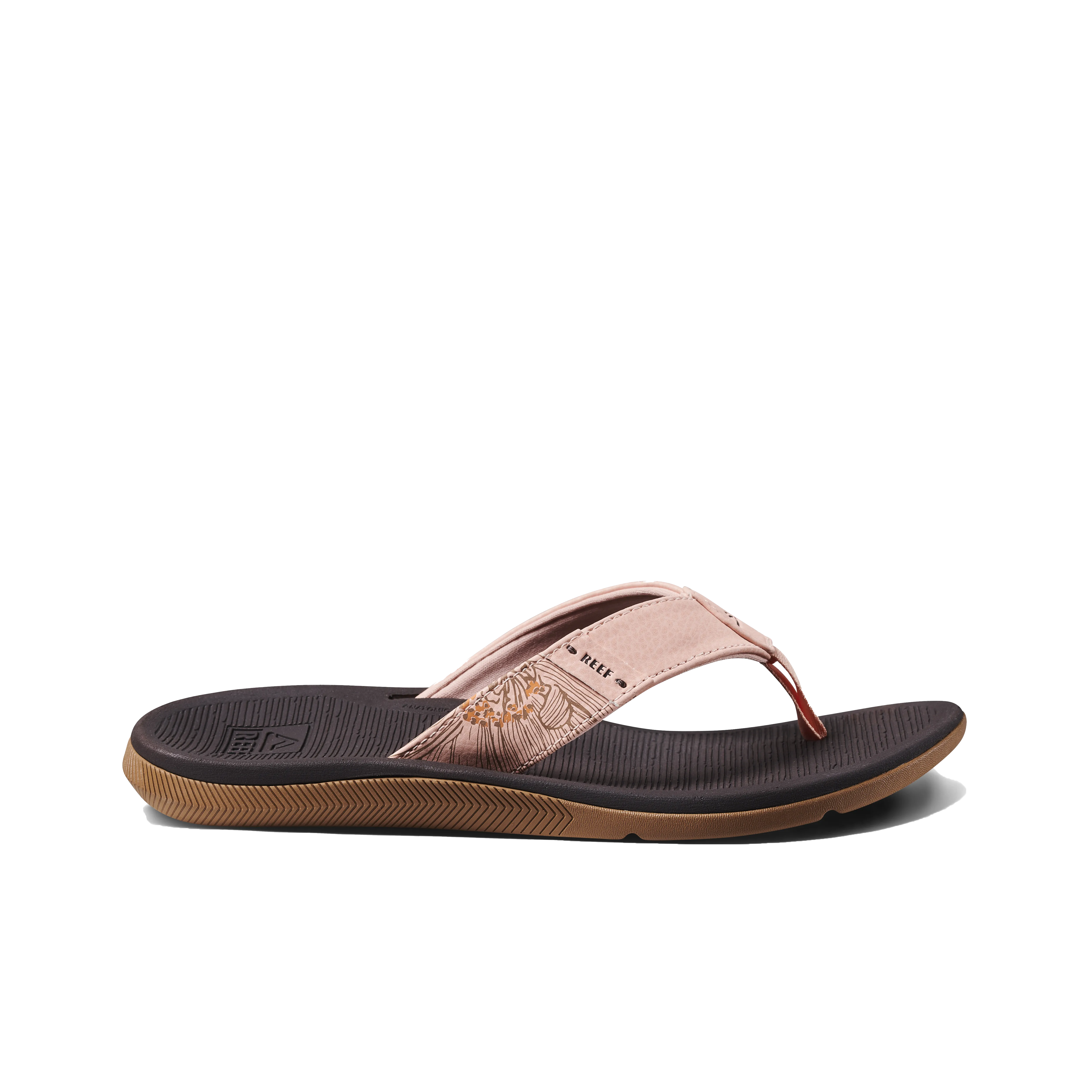 Santa Ana Flip Flops in Peach Parfait