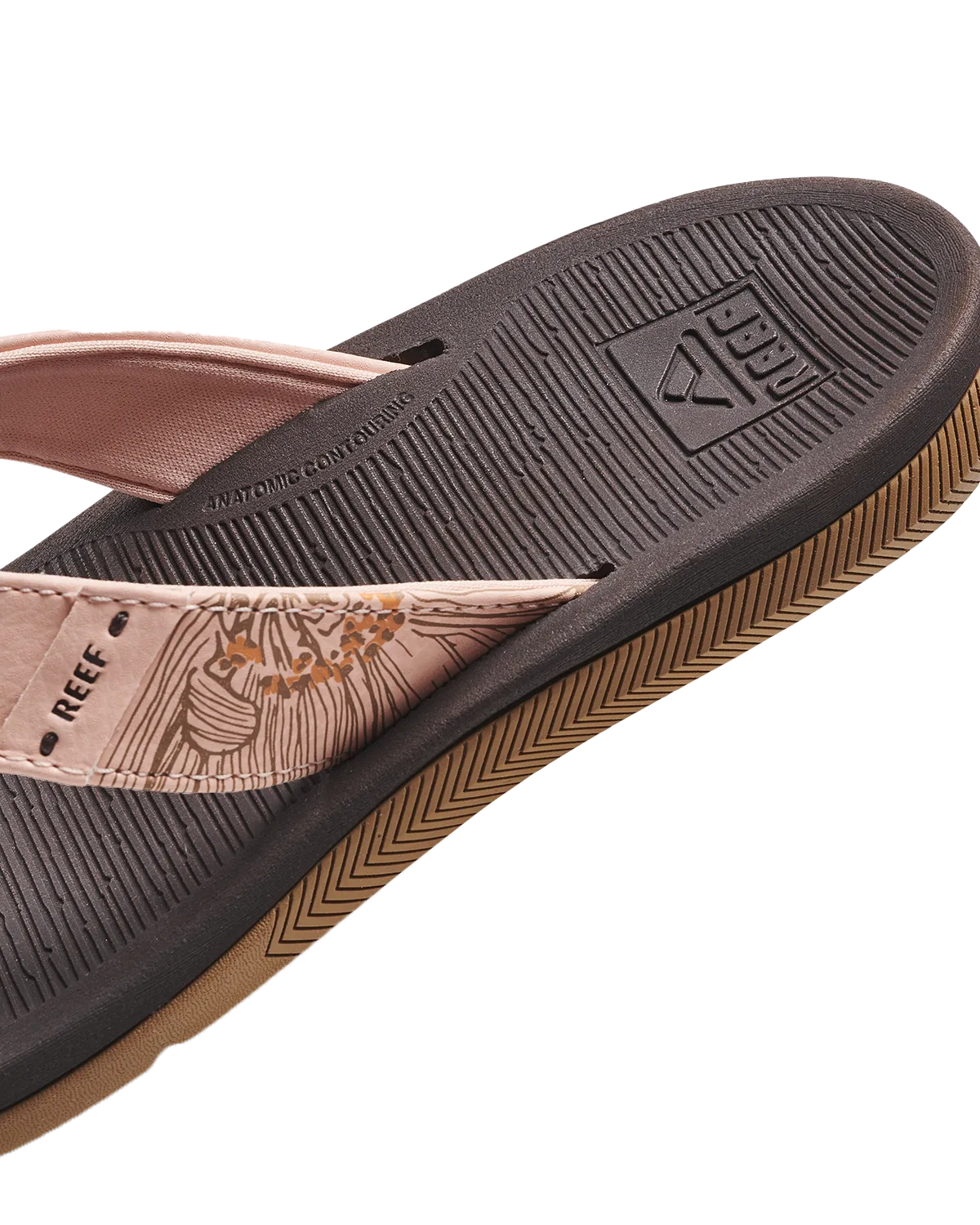 Santa Ana Flip Flops in Peach Parfait