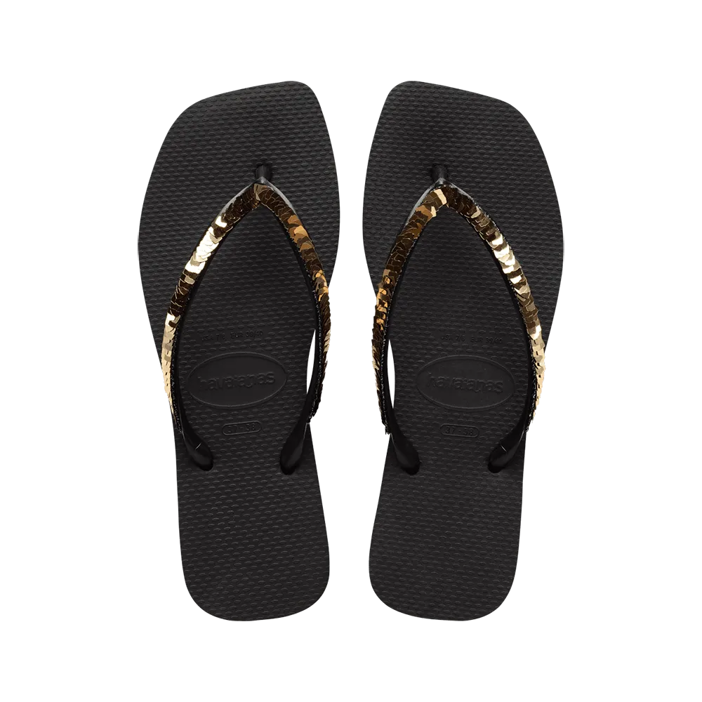 Slim Square Magic Sequin Flip Flop