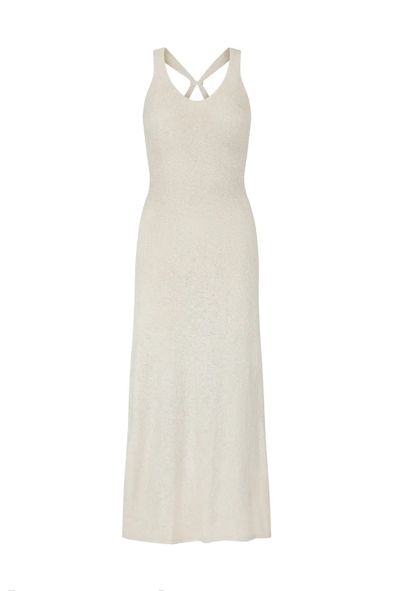 SOUL SPACE MIDI DRESS - CREAM