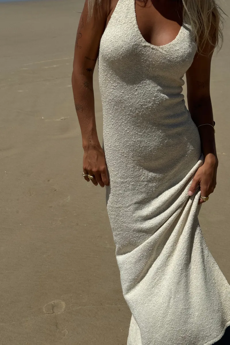 SOUL SPACE MIDI DRESS - CREAM