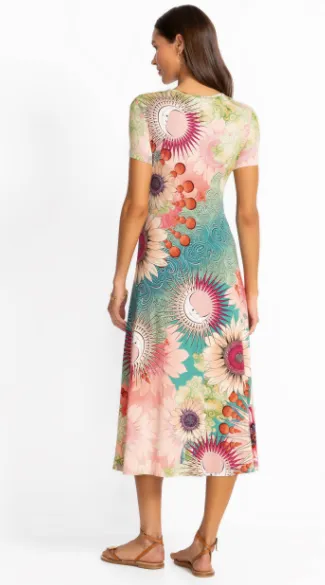 The Janie Favorite Cap Sleeve Dress-Emily