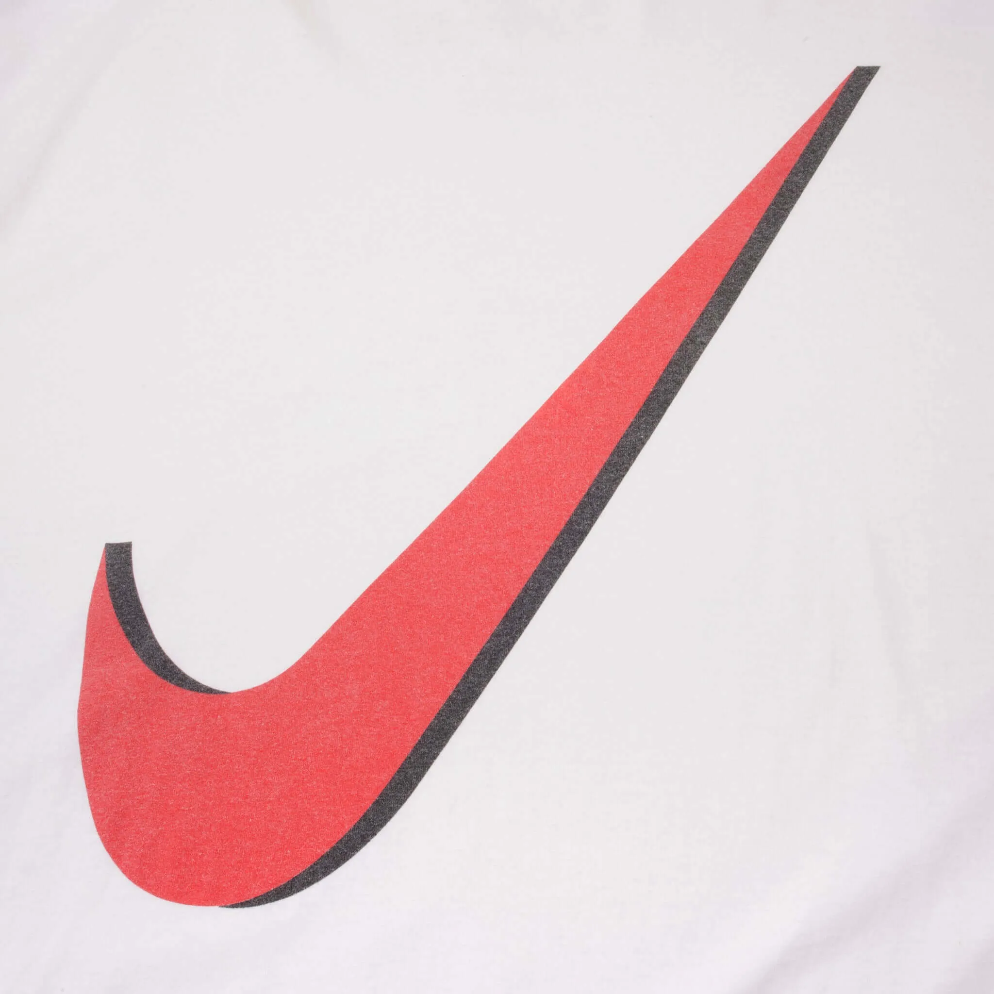VINTAGE NIKE BIG SWOOSH TEE SHIRT 90S SIZE 2XL MADE IN USA