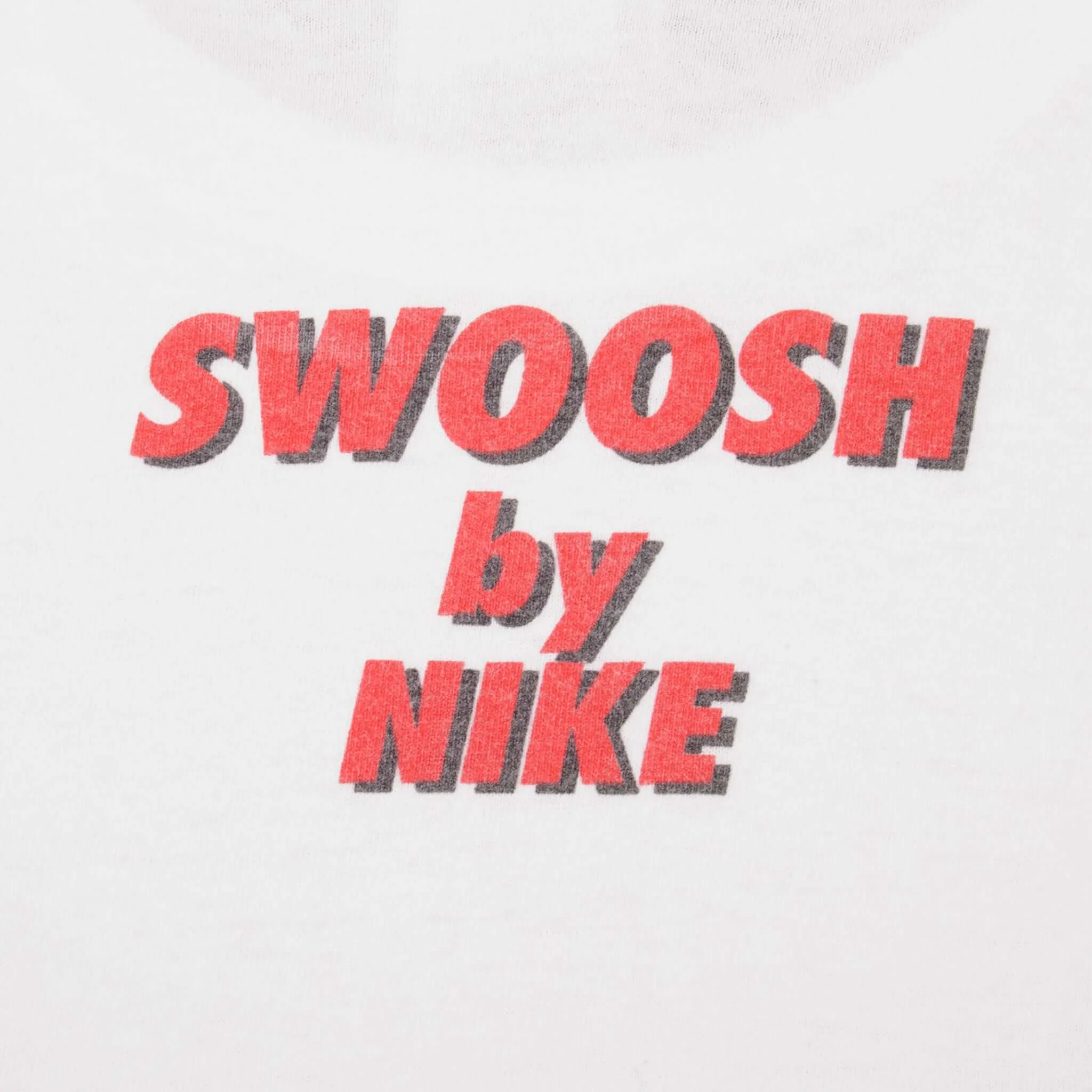 VINTAGE NIKE BIG SWOOSH TEE SHIRT 90S SIZE 2XL MADE IN USA