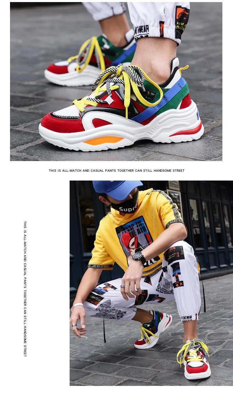 Vintage Sneakers Men Breathable Mesh Casual Shoes Men Comfortable Fashion Tennis Sneakers flats hot