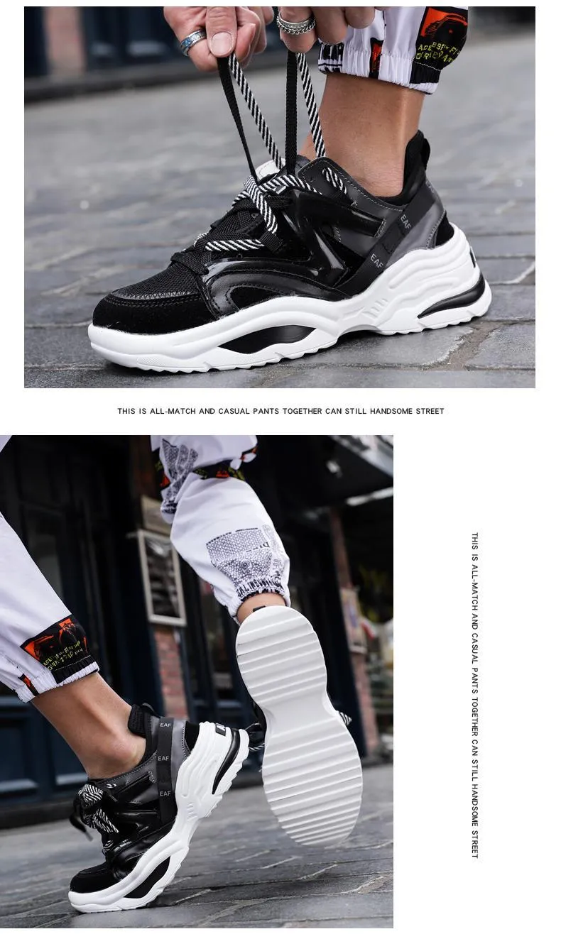 Vintage Sneakers Men Breathable Mesh Casual Shoes Men Comfortable Fashion Tennis Sneakers flats hot