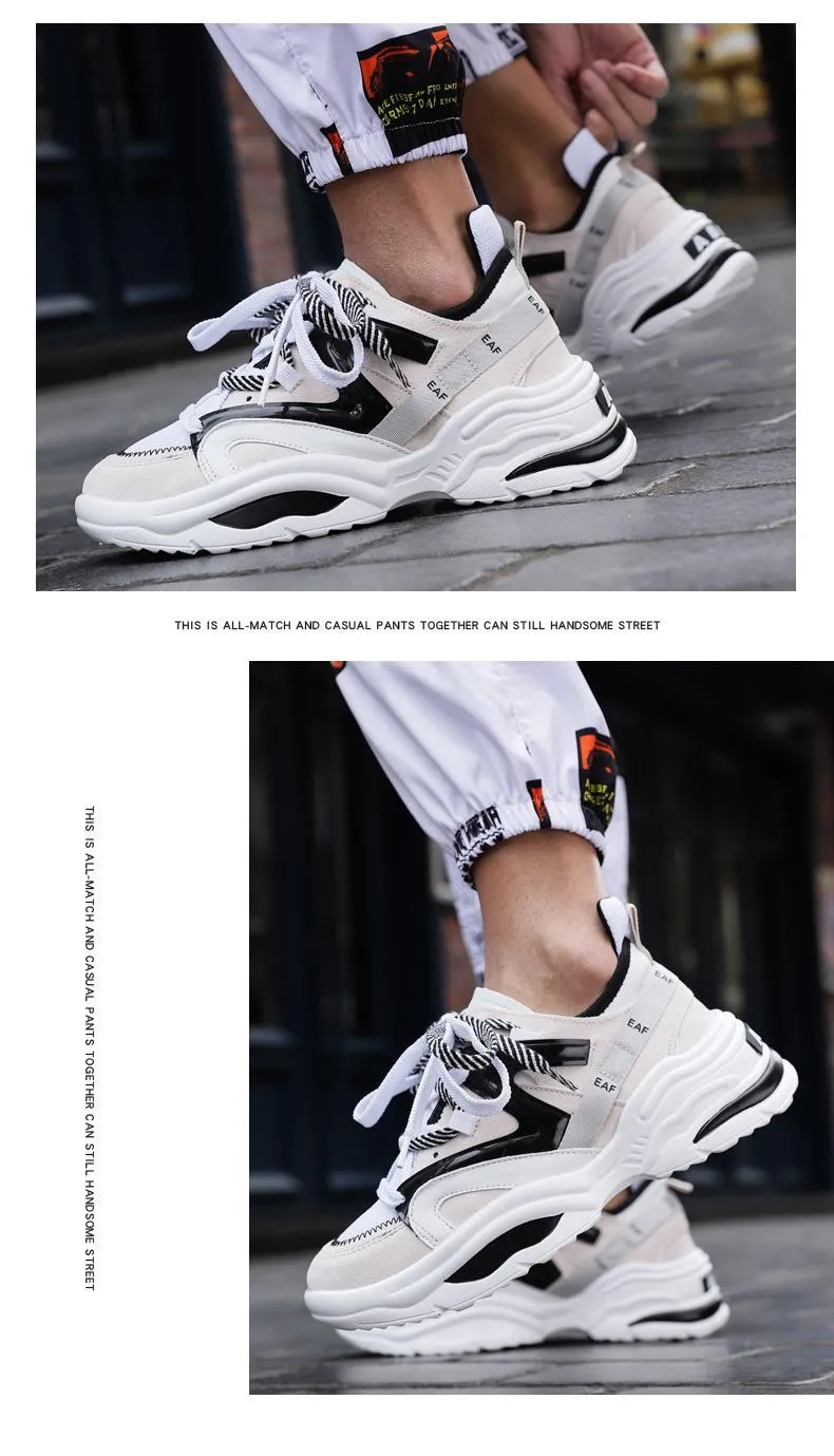 Vintage Sneakers Men Breathable Mesh Casual Shoes Men Comfortable Fashion Tennis Sneakers flats hot