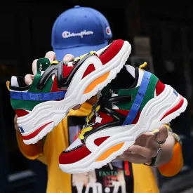 Vintage Sneakers Men Breathable Mesh Casual Shoes Men Comfortable Fashion Tennis Sneakers flats hot