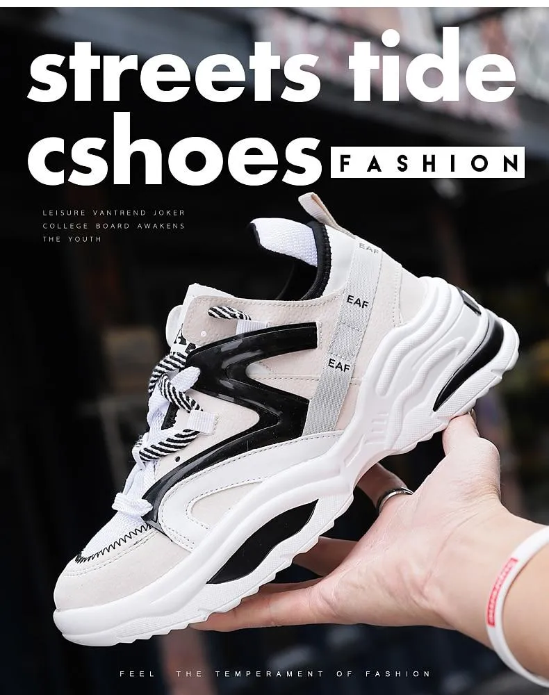 Vintage Sneakers Men Breathable Mesh Casual Shoes Men Comfortable Fashion Tennis Sneakers flats hot