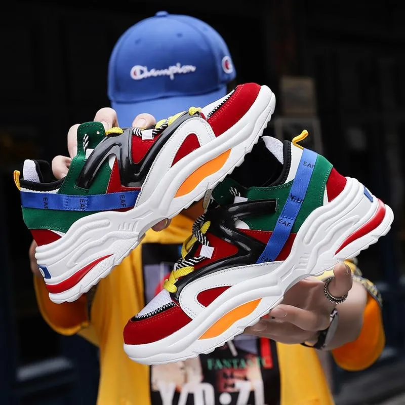 Vintage Sneakers Men Breathable Mesh Casual Shoes Men Comfortable Fashion Tennis Sneakers flats hot