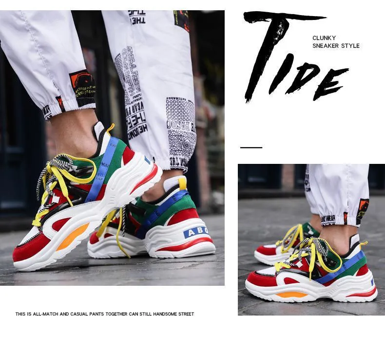 Vintage Sneakers Men Breathable Mesh Casual Shoes Men Comfortable Fashion Tennis Sneakers flats hot