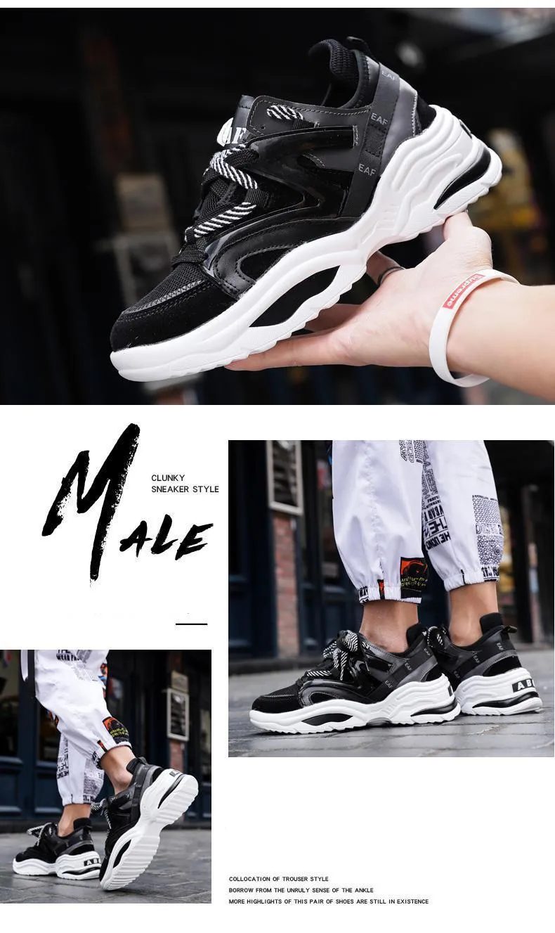 Vintage Sneakers Men Breathable Mesh Casual Shoes Men Comfortable Fashion Tennis Sneakers flats hot