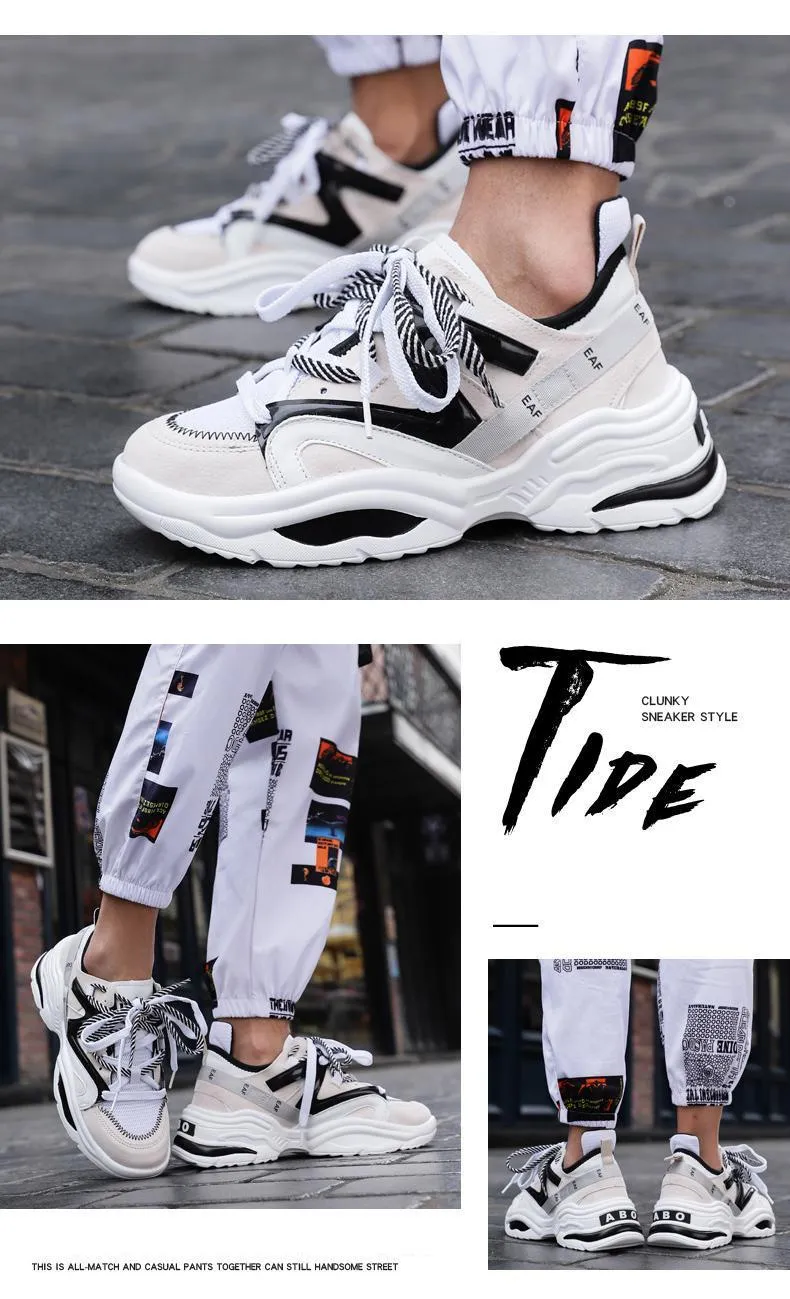 Vintage Sneakers Men Breathable Mesh Casual Shoes Men Comfortable Fashion Tennis Sneakers flats hot