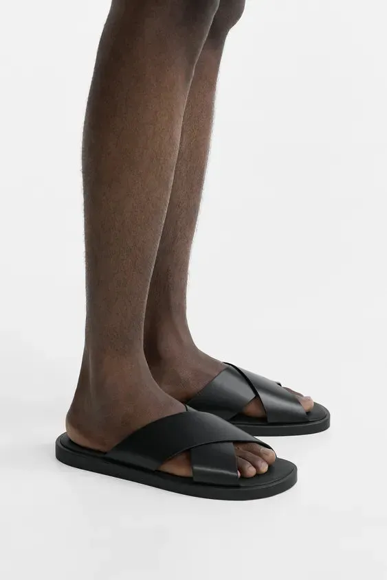 Zara Crossed Sandal